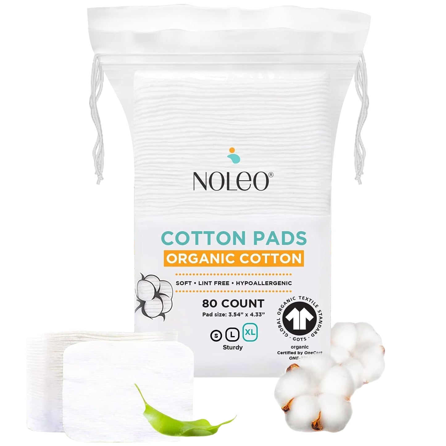 Organic Cotton Cleansing Pads - XL