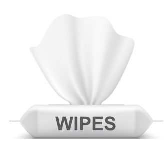 Is it safe to use baby wipes?