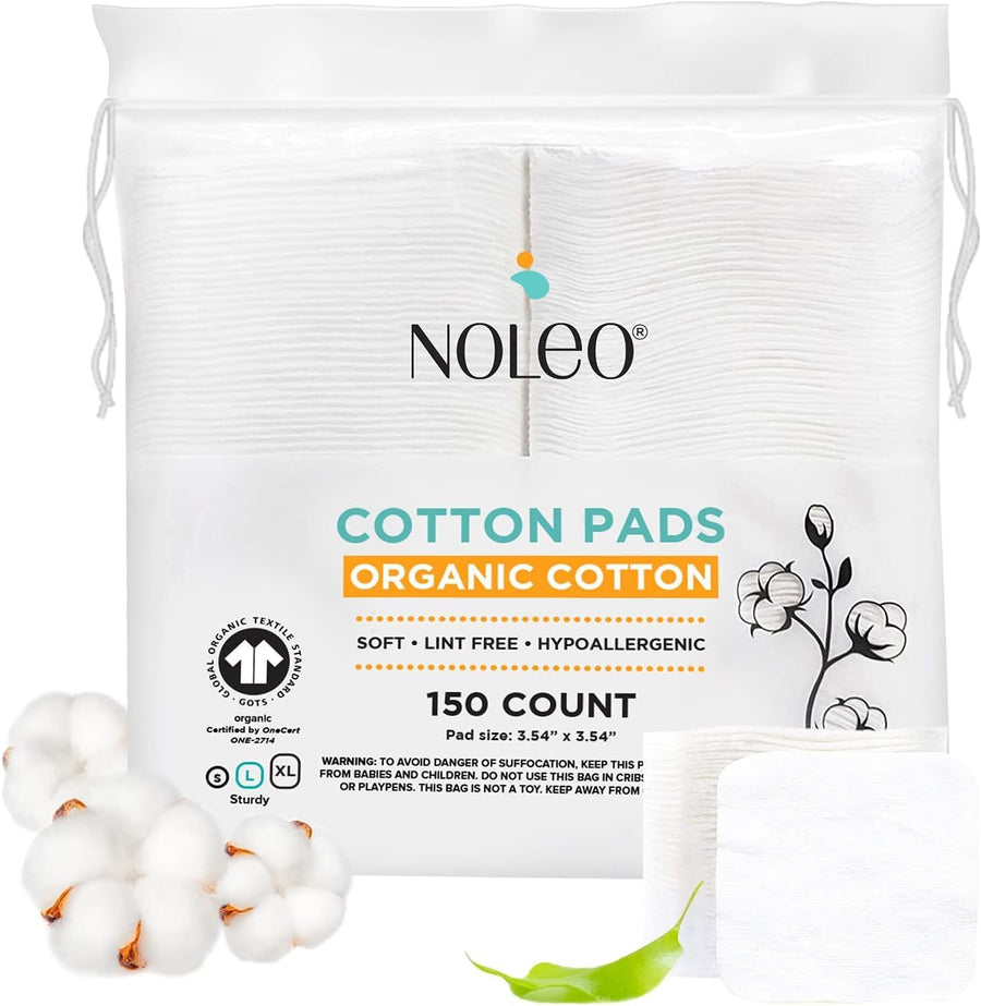 NOLEO Organic Cotton Pads