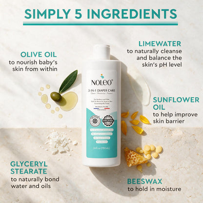 3-in-1 Diaper Care Cleansing Barrier Cream (8 oz)