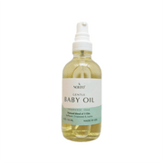 NOLEO Gentle Baby Oil – Natural Massage Oil for Babies | Soothes, Relaxes & Nourishes Delicate Skin | 4oz Glass Bottle