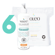 NOLEO DUO: 3-in-1 Diaper Rash Cream & Large Cotton Pads