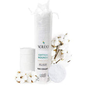 NOLEO Organic Cotton Rounds - Small 2" (3x100 Pads)