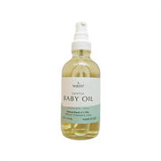 Gentle Baby Oil: Natural massage oil that relaxes your baby and gently nourishes skin. 4oz glass bottle