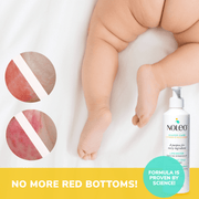 Organic baby balm for diaper rash and baby's skin irritation | NOLEO NOLEO Baby Box (Large Set) - NOLEO 3-IN-1, Organic Cotton Pads, Refillable Travel Bottle, Travel Kit