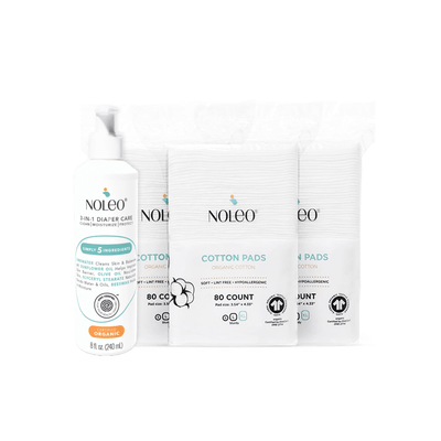 Diaper Cleanser, Moisturizer and Rash Remedy for Incontinence | NOLEO NOLEO DUO - Diaper Rash Treatment